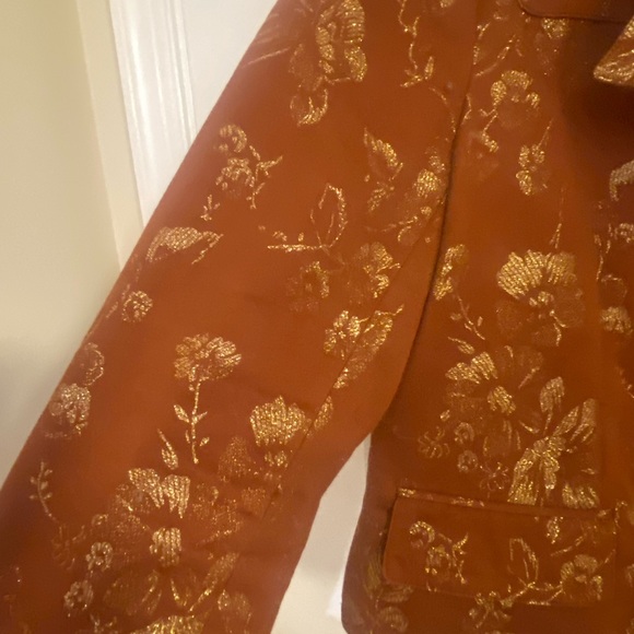 Gold print light jacket - Picture 4 of 4